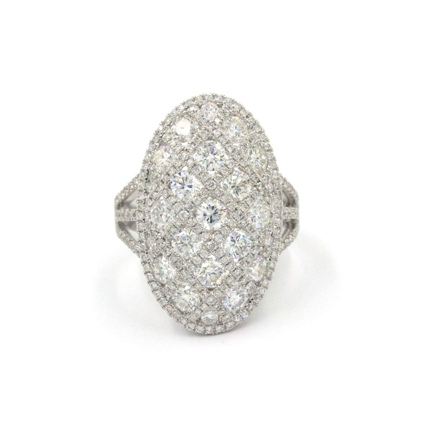 Diamond Oval Ring
