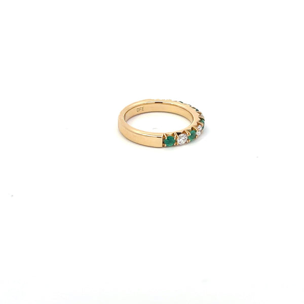 Emerald And Diamond Ring