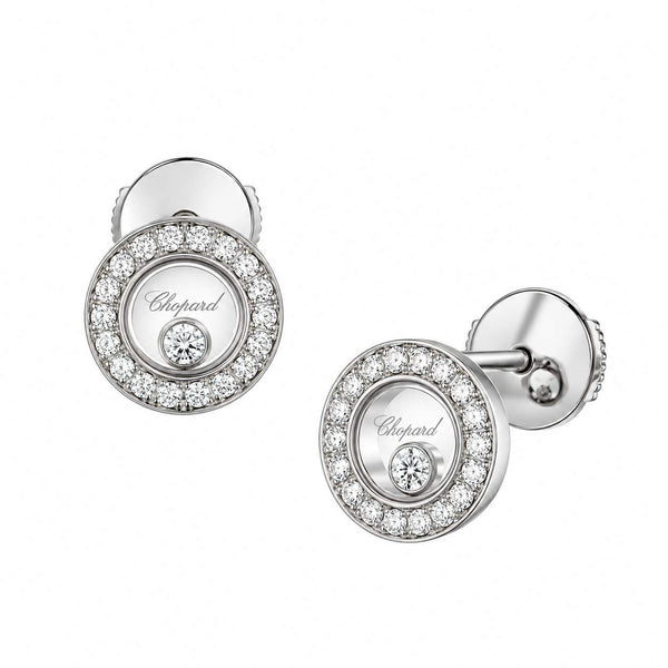 Chopard Happy Icon Round Stud Earrings