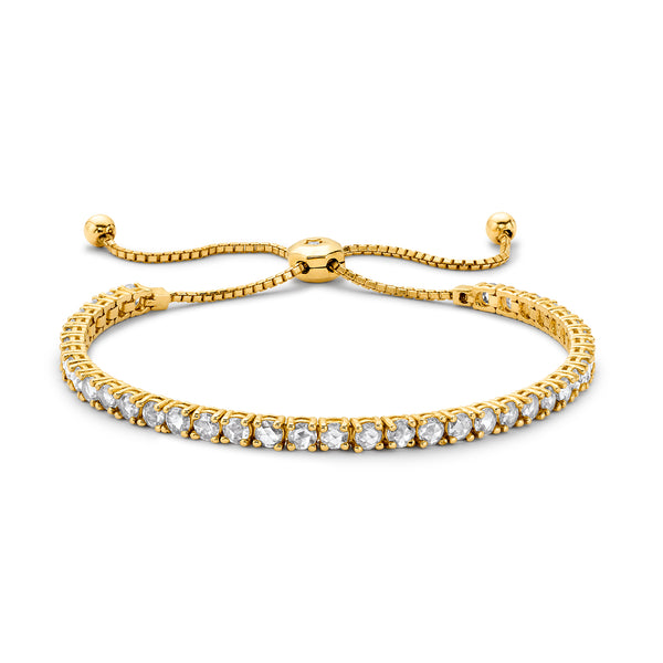 Adjustable Diamond Tennis Bracelet