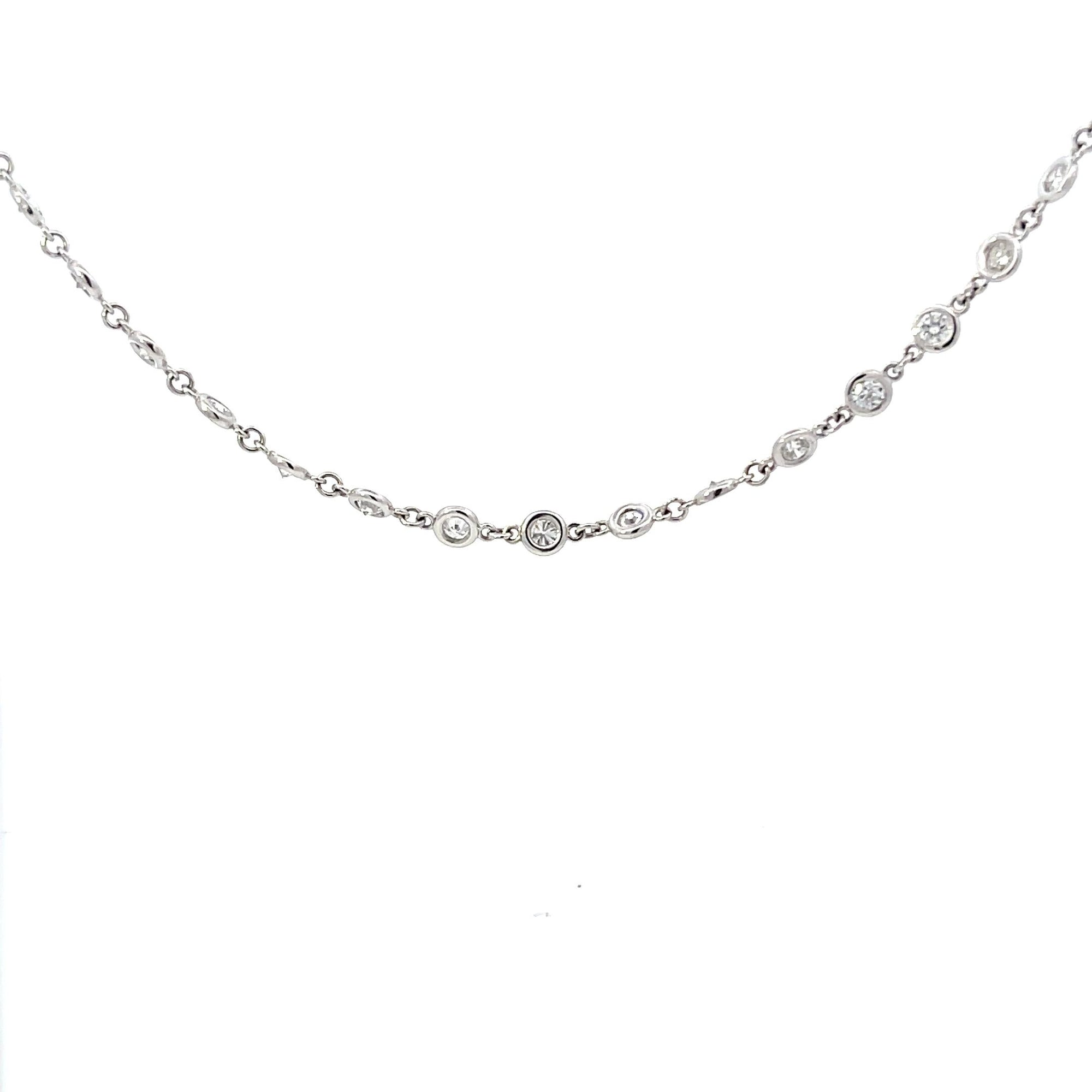 Diamond By The Yard Necklace