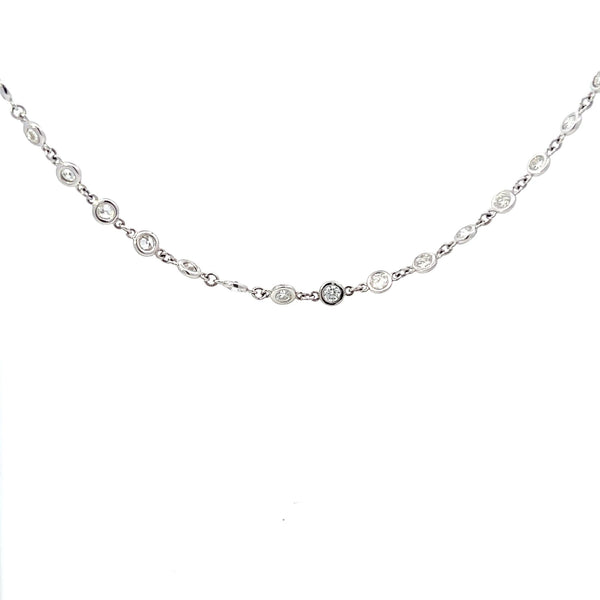 Diamond By The Yard Necklace