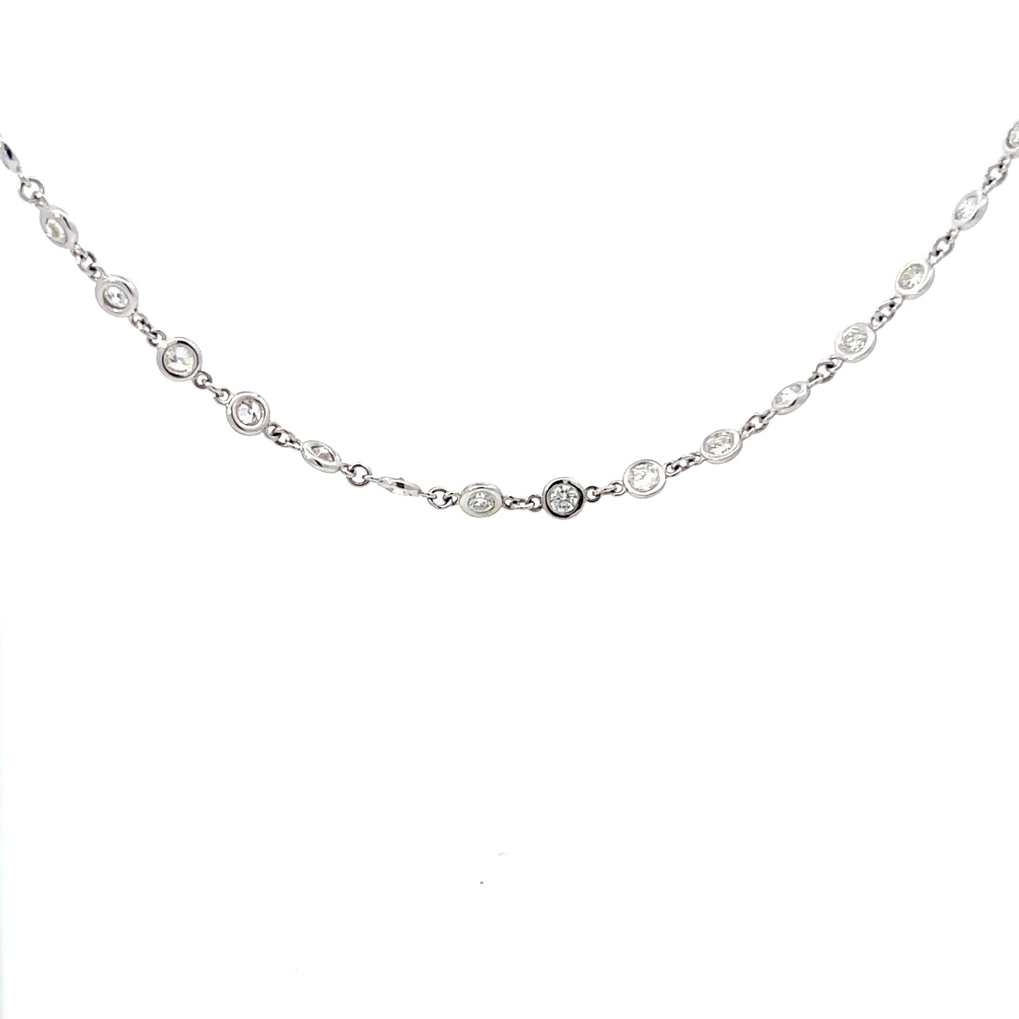 Diamond By The Yard Necklace