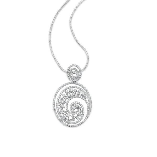 Diamond Cocktail Pendant Necklace