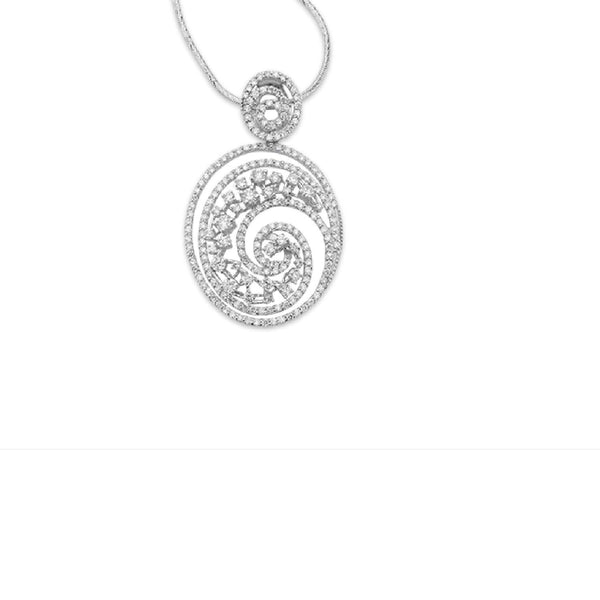 Diamond Cocktail Pendant Necklace