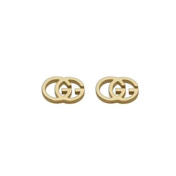 GUCCI RUNNING G STUD EARRINGS