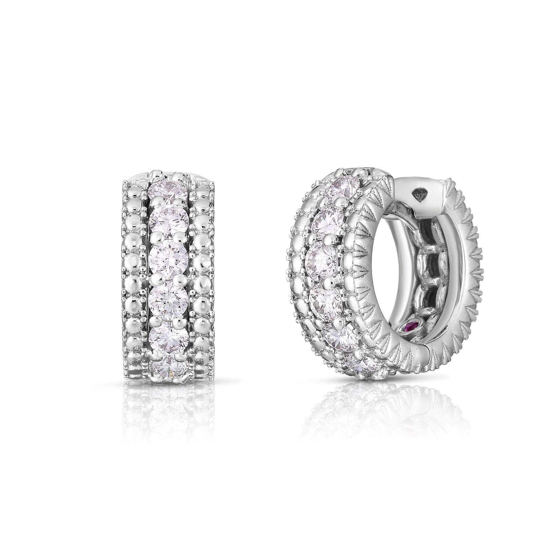 Roberto Coin Siena Huggy Hoop Earrings