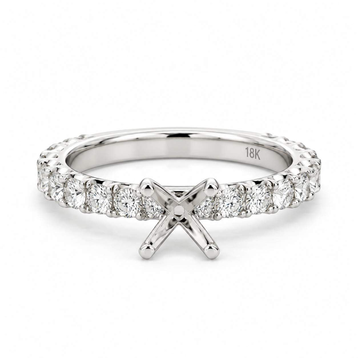 Diamond Semi-Mount Ring