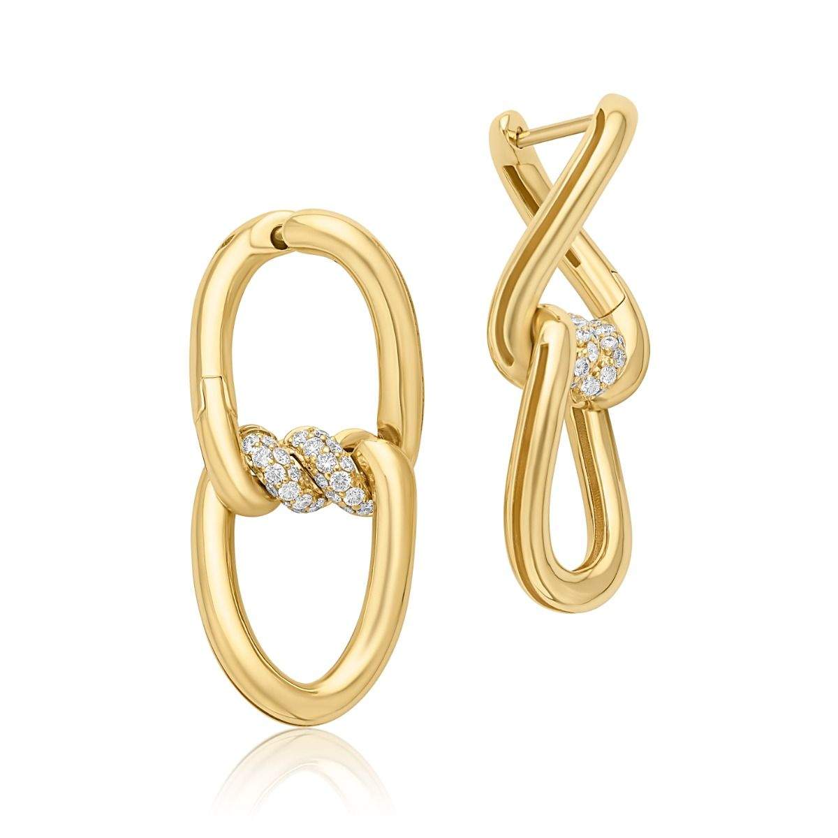 Roberto Coin Cialoma Knot Earrings