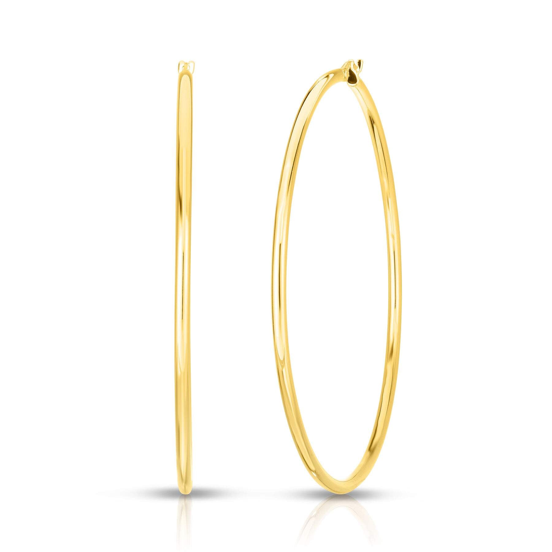 Roberto Coin Perfect Hoop Extra Large Earrings