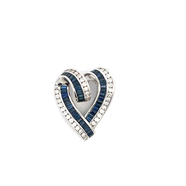 Krypell Sapphire And Diamond Pendant