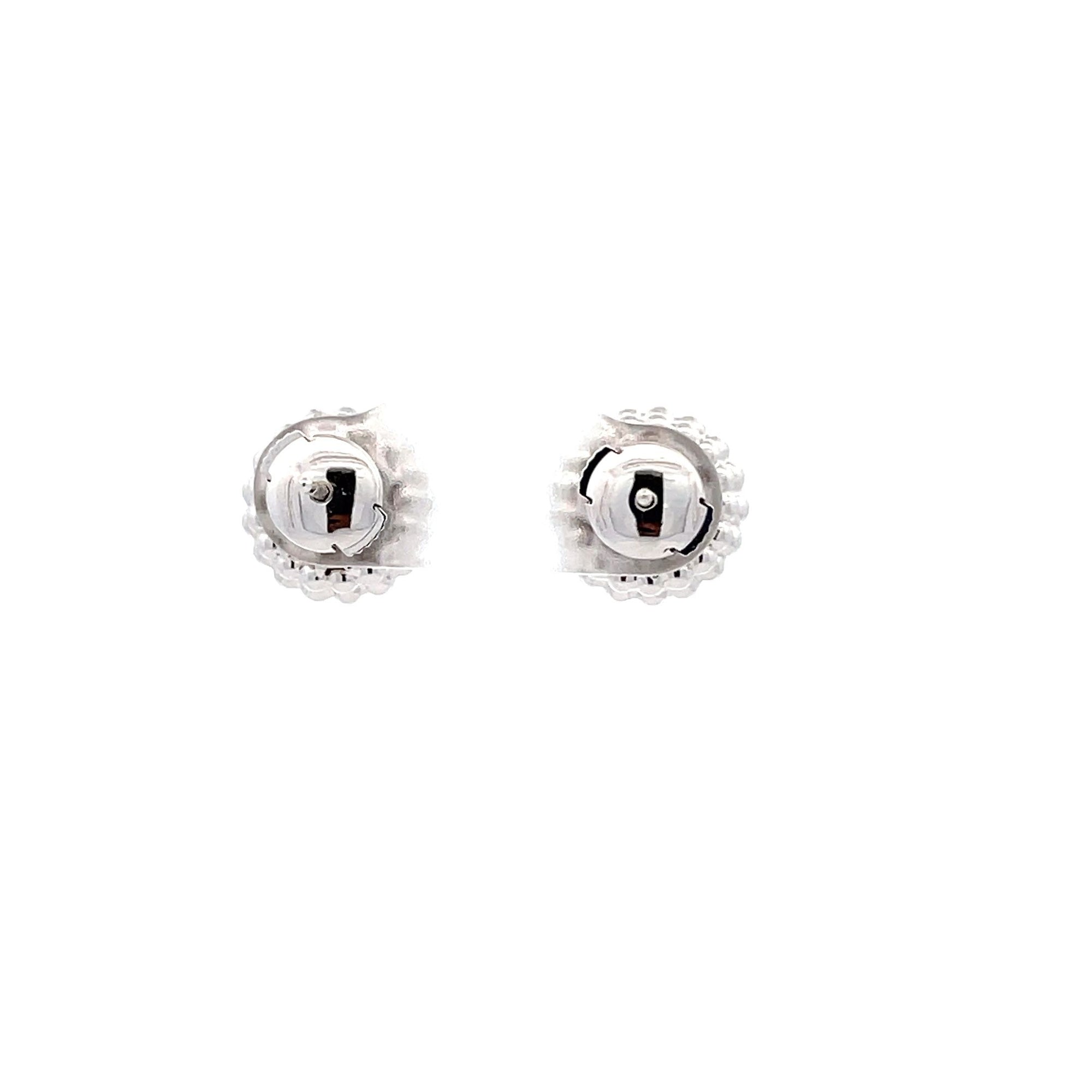 Diamond Ball Stud Earrings
