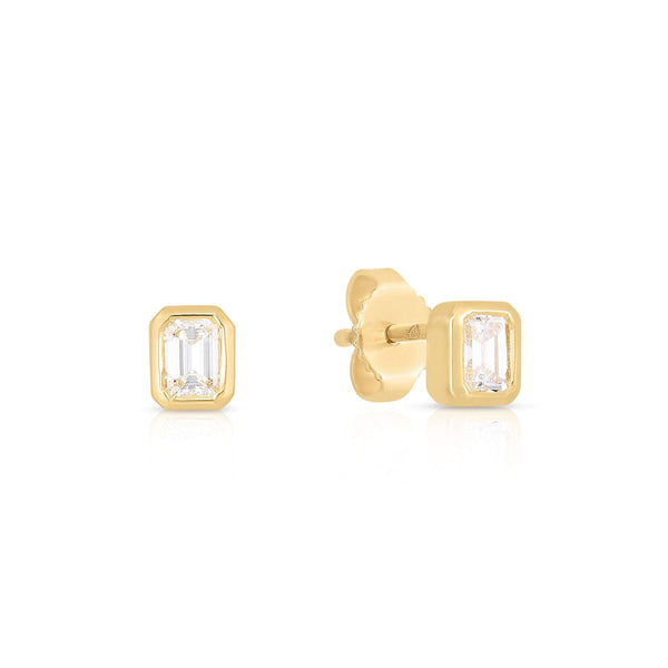 Roberto Coin Classic Solitaire Stud Earrings