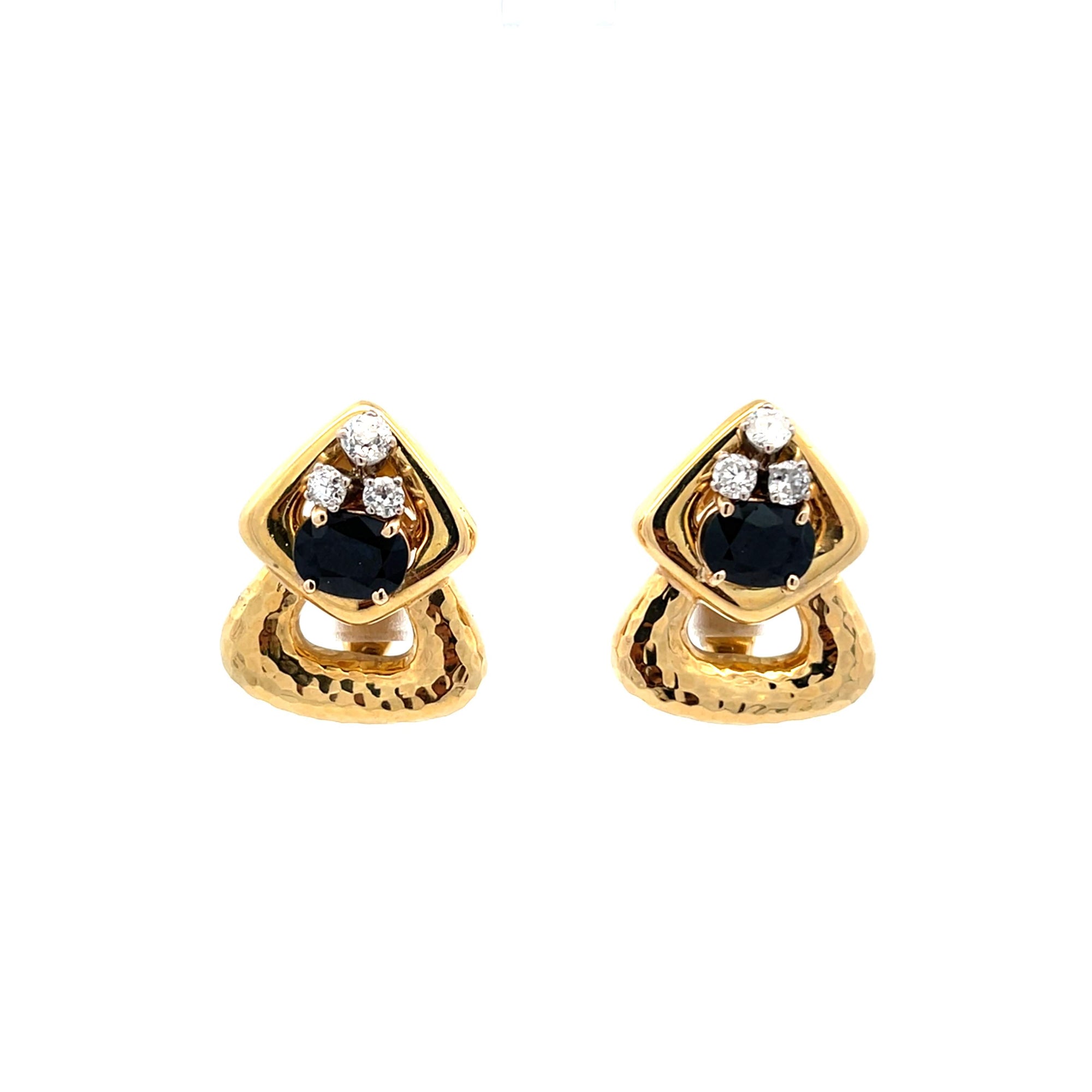 Andrew Clunn Sapphire Earrings