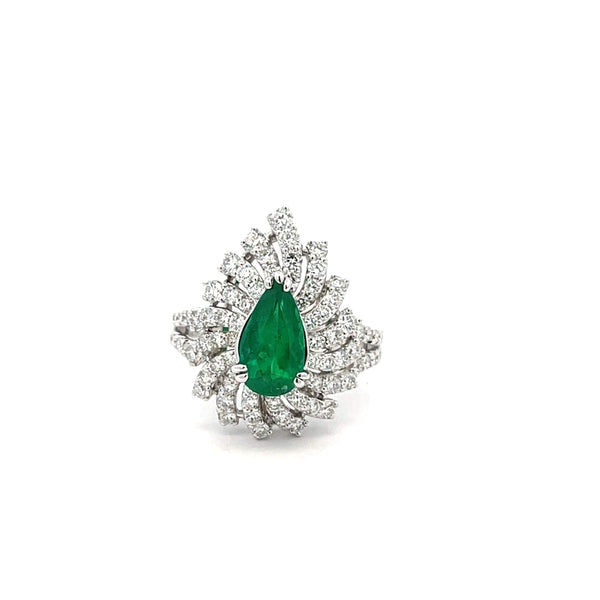 Emerald & Diamond Ring Provident Jewelery