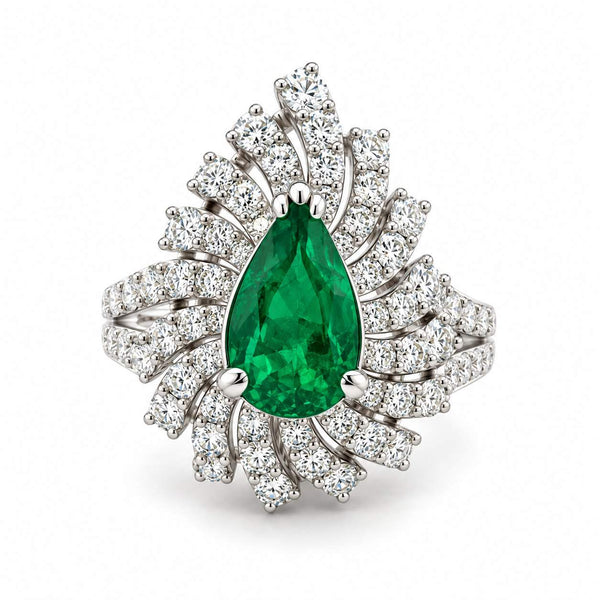 Emerald & Diamond Ring
