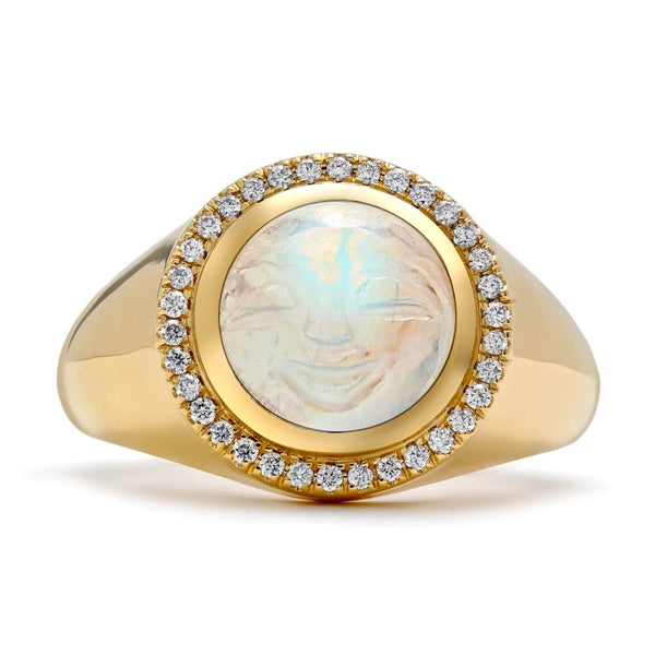 Mark Henry Moon Face Ring