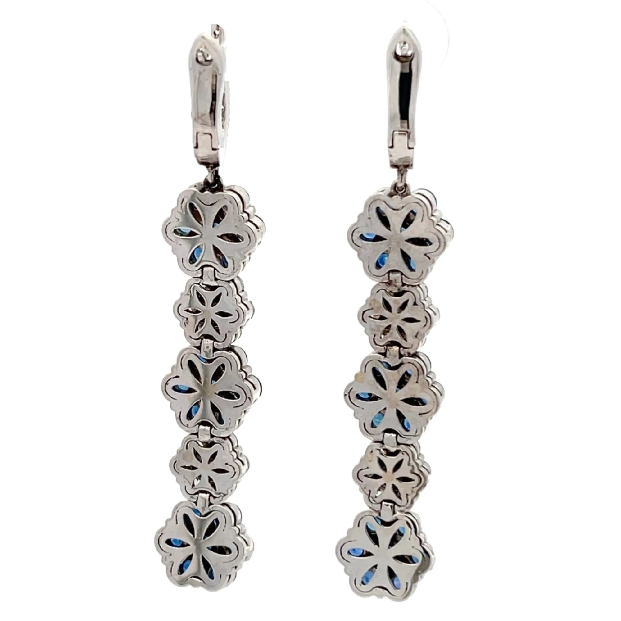 Sapphire Dangling Earrings