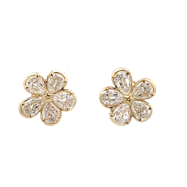 Christopher Design Crisscut L'Amour Flower Earrings Provident Jewelery