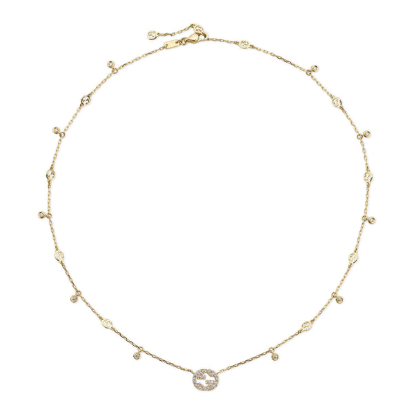 Gucci Interlocking "G" Diamond Necklace
