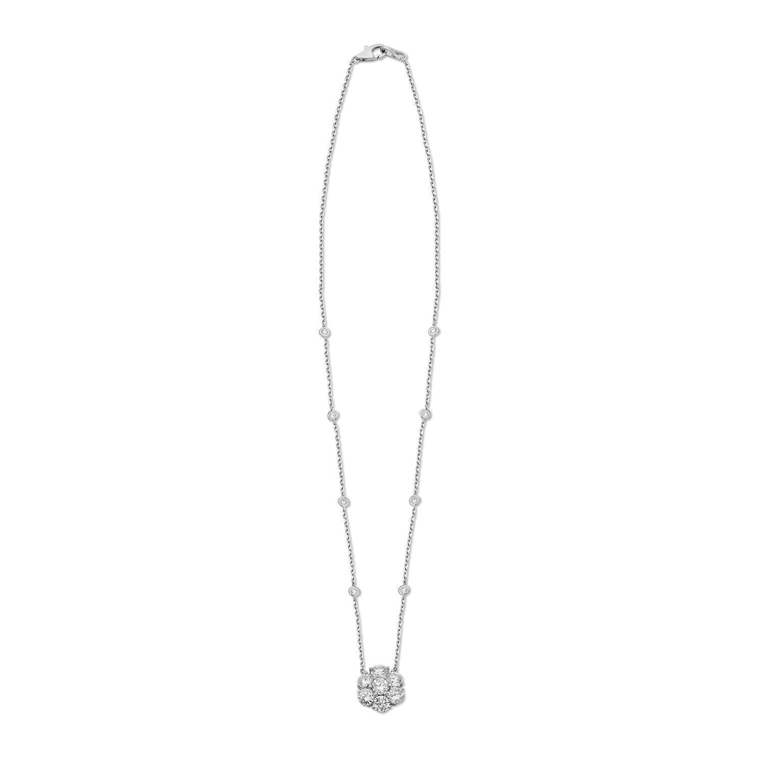 Flower Cluster Necklace