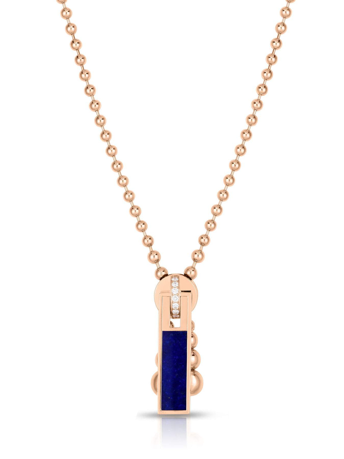 Roberto Coin Art Deco Zipper Necklace