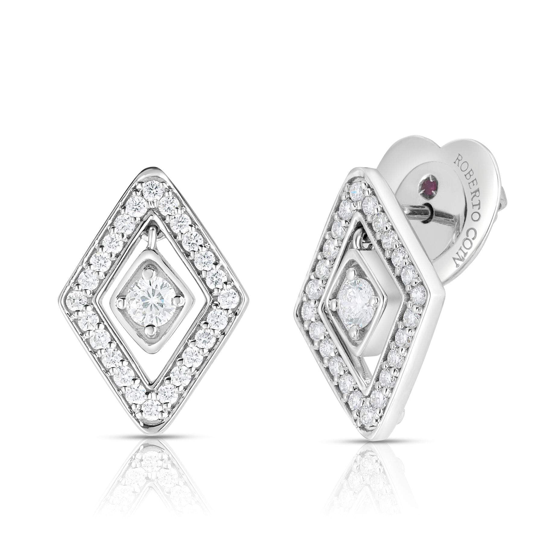 Roberto Coin Diamante Stud Earrings