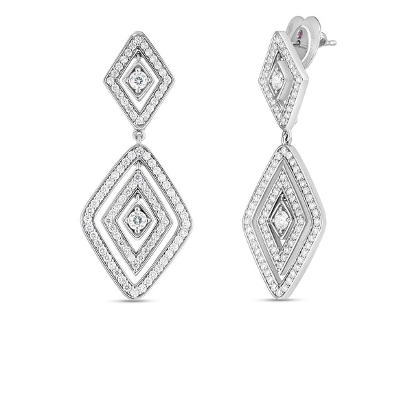 Roberto Coin Diamante Dangle Earrings