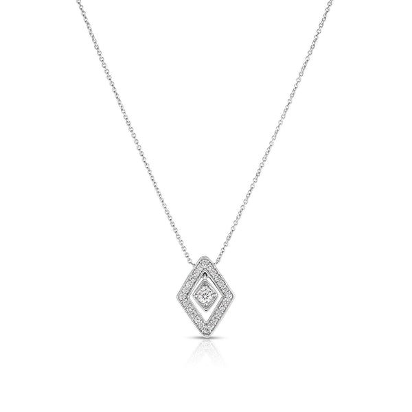 Roberto Coin Diamante Small Pendant Necklace