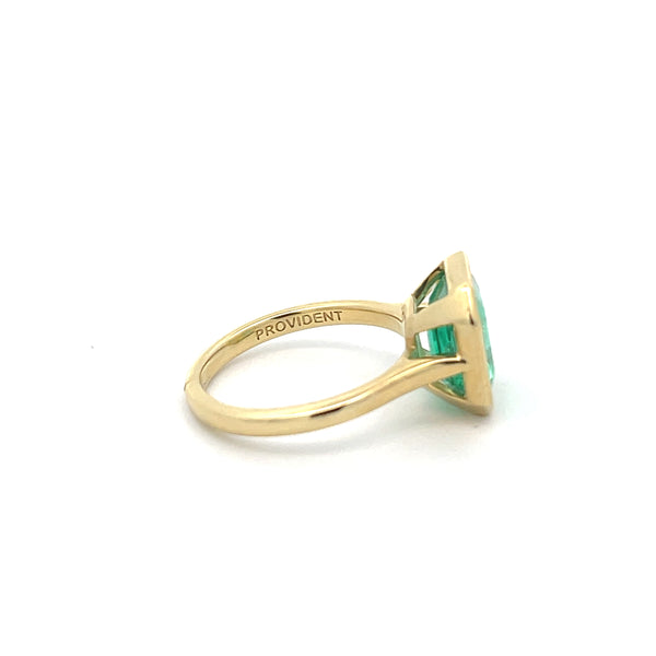 3.29CT GIA COLOMBIAN EMERALD RING Provident Jewelery