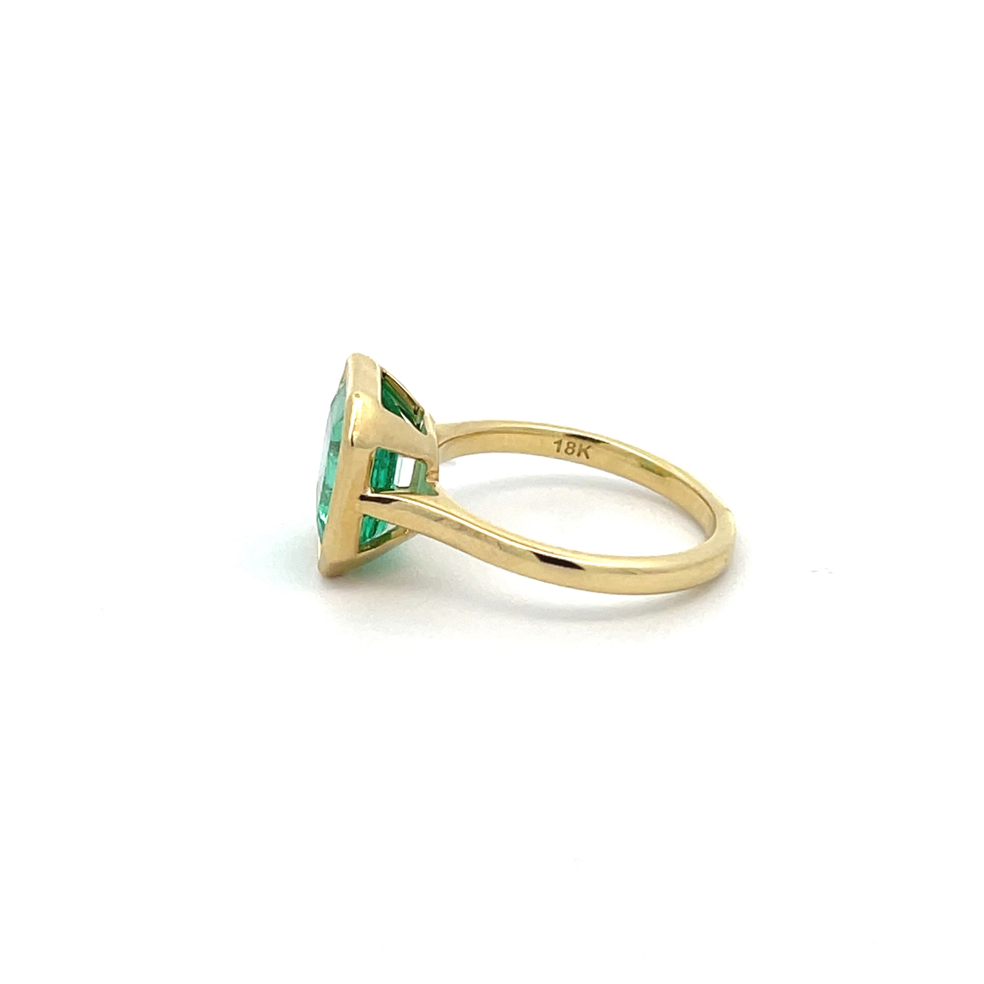Emerald Solitaire Ring