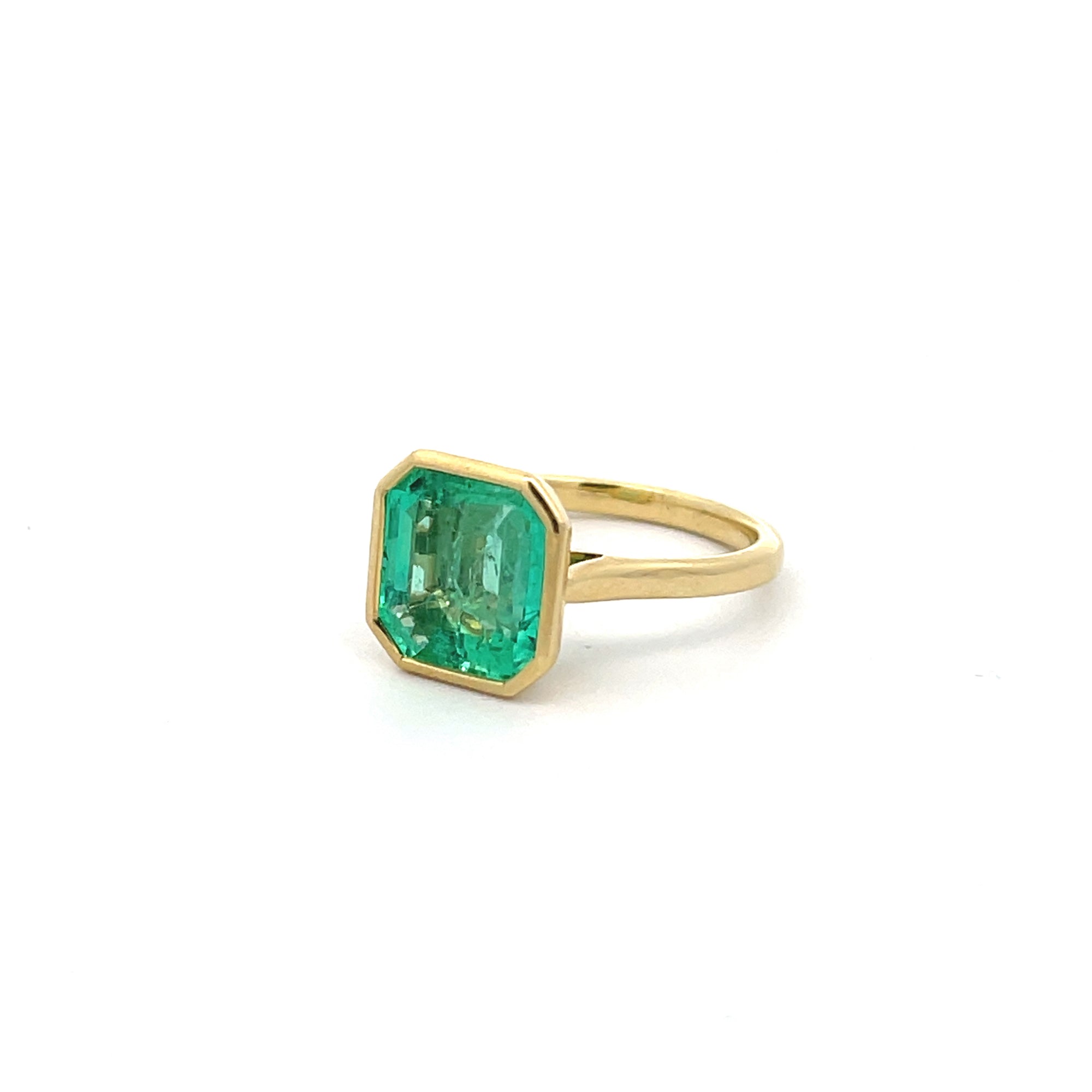 Emerald Solitaire Ring