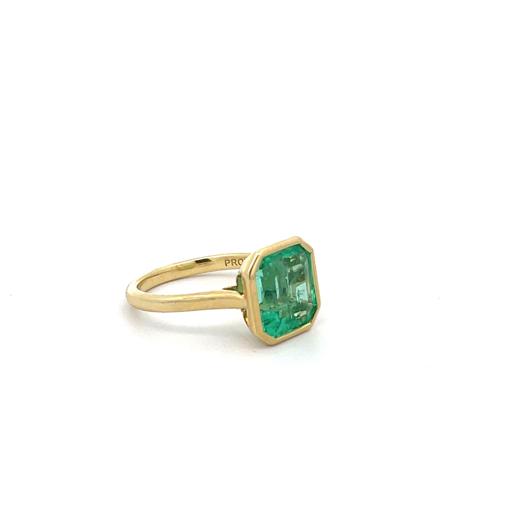 Emerald Solitaire Ring