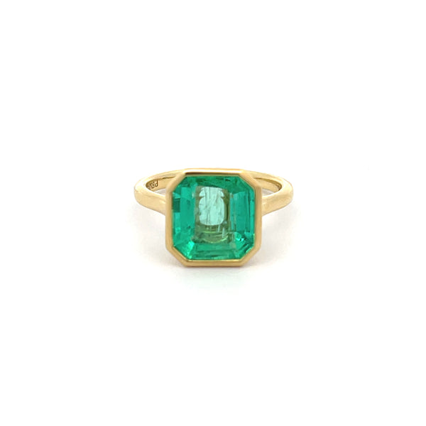 3.29CT GIA COLOMBIAN EMERALD RING Provident Jewelery