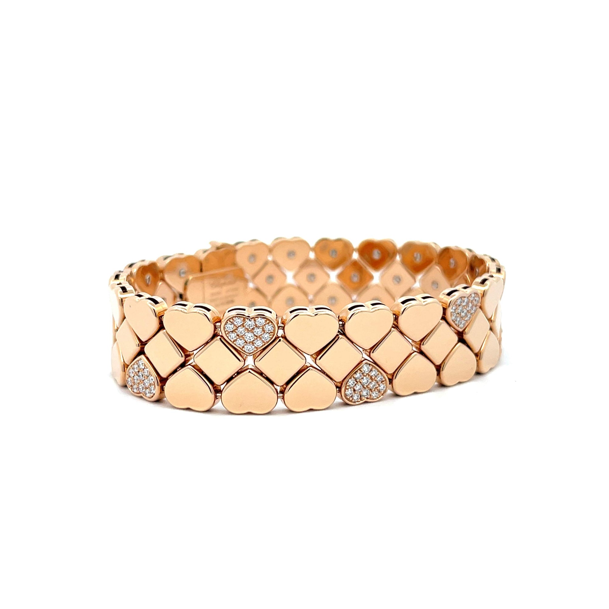 Chopard Happy Hearts 3 Row Bracelet