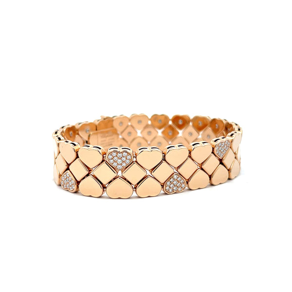 Chopard Happy Hearts 3 Row Bracelet
