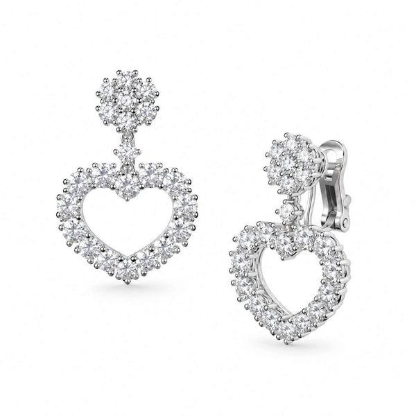 Chopard L'Heure Du Diamant Heart Ear Clips