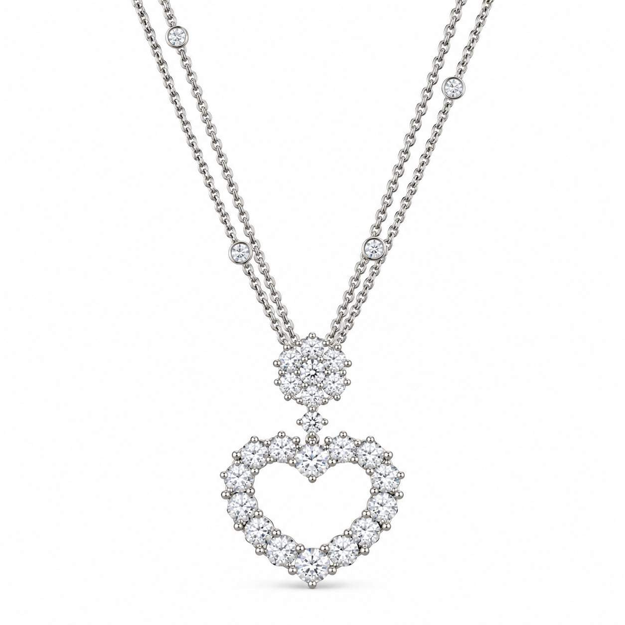Chopard L'Heure Du Diamant Heart Necklace