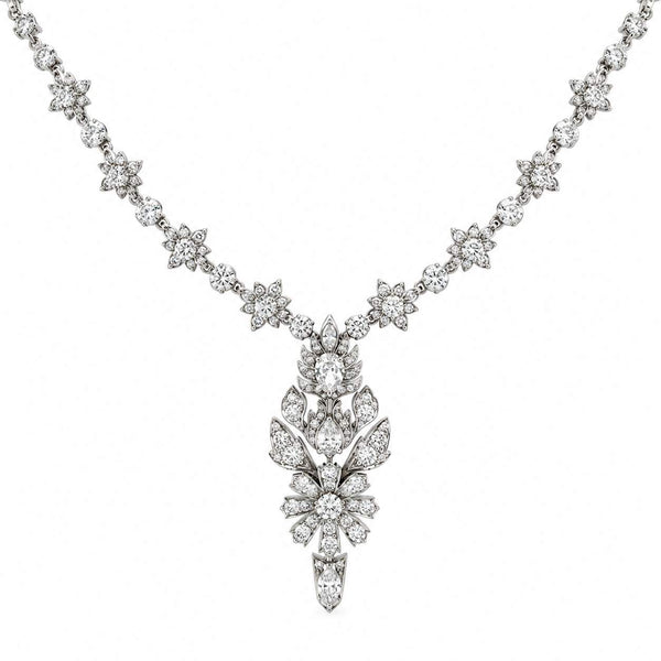 Gucci Flora Flower Diamond Necklace