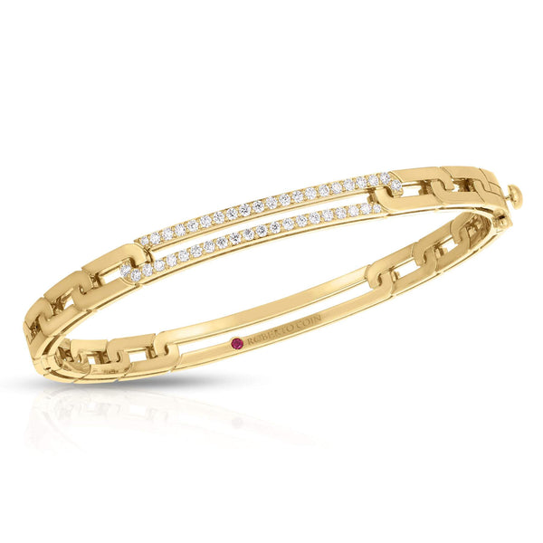 Roberto Coin Navarra Pave Extended Link Bangle