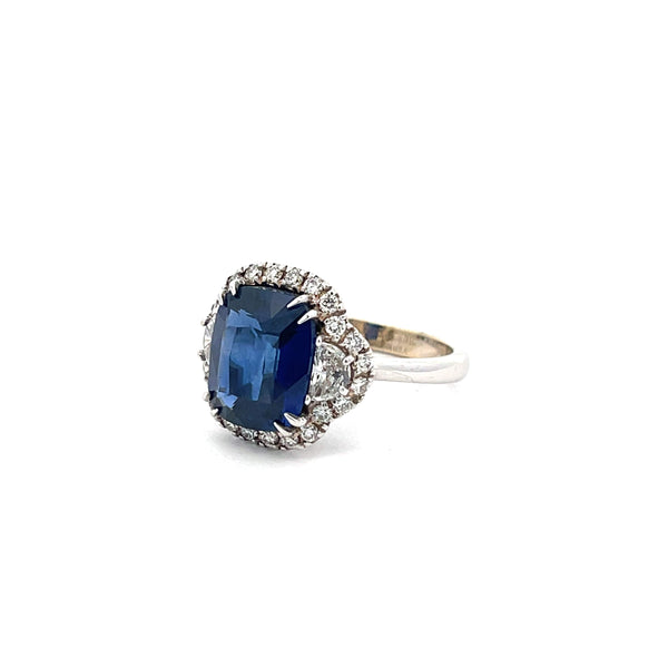 Sapphire And Diamond Ring
