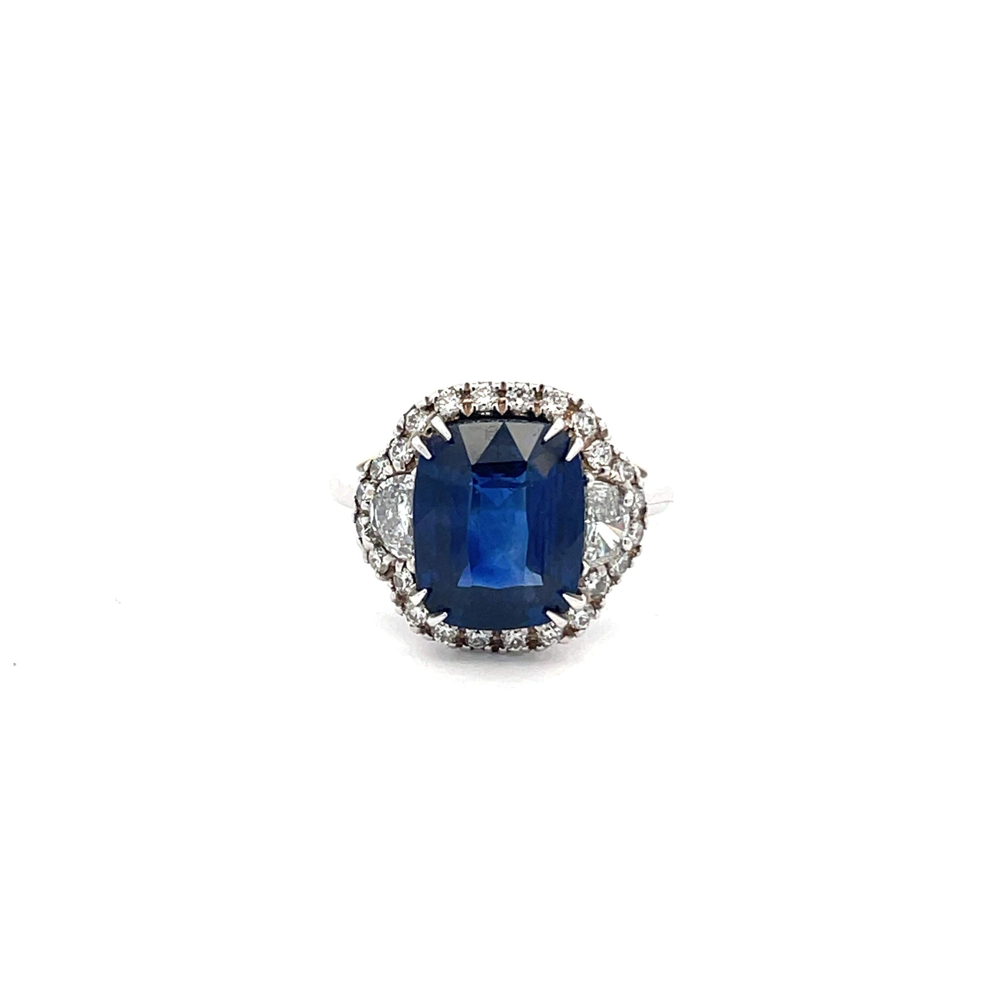 Sapphire And Diamond Ring
