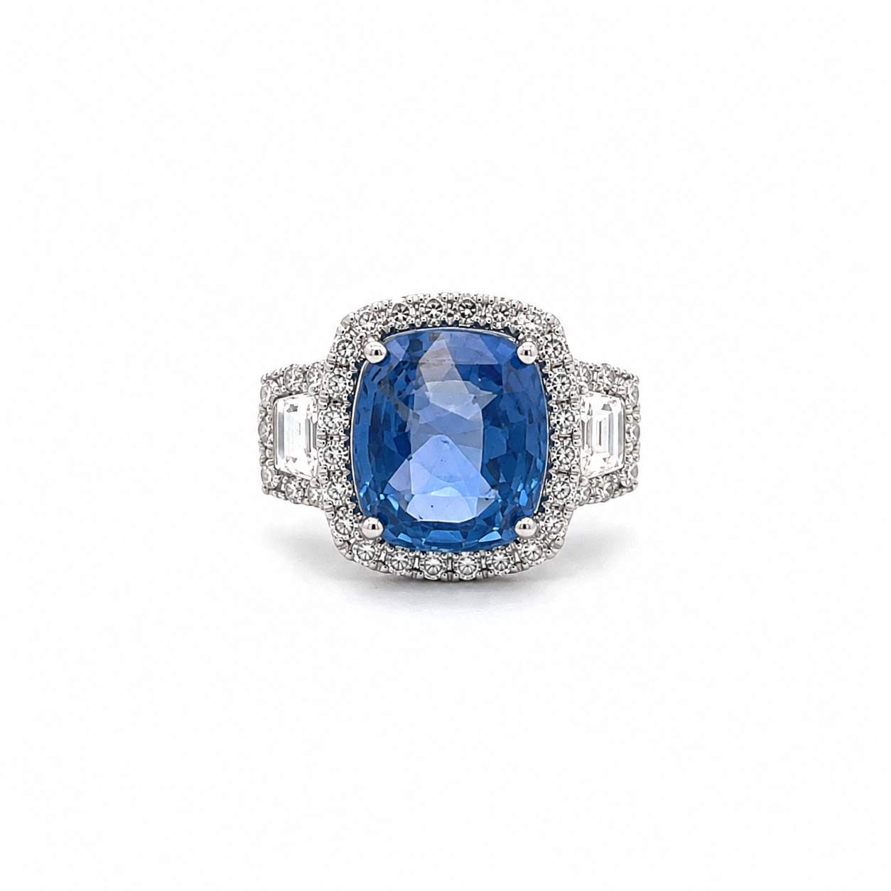 Sapphire And Diamond Ring