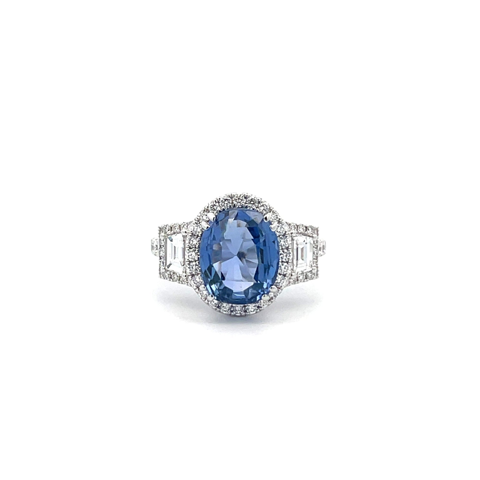 Sapphire And Diamond Ring