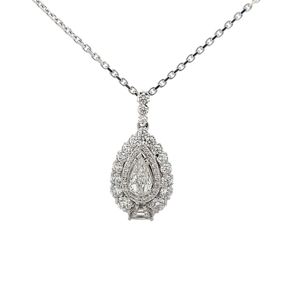 Christopher Designs Diamond Drop Necklace