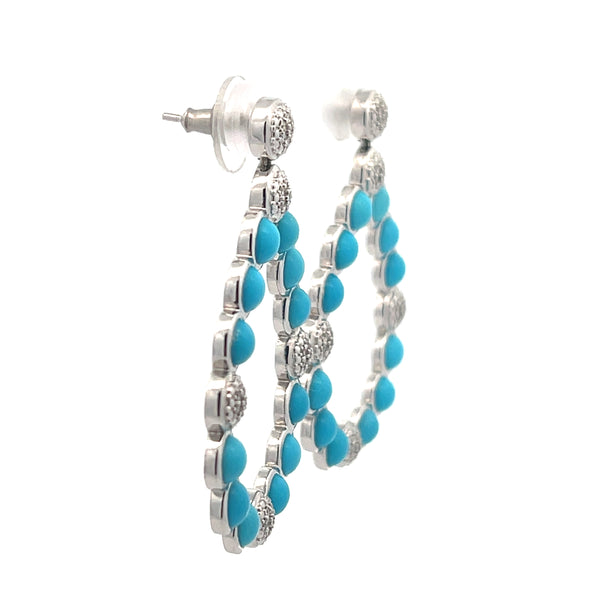 Mark Henry Bubble Pear Earrings