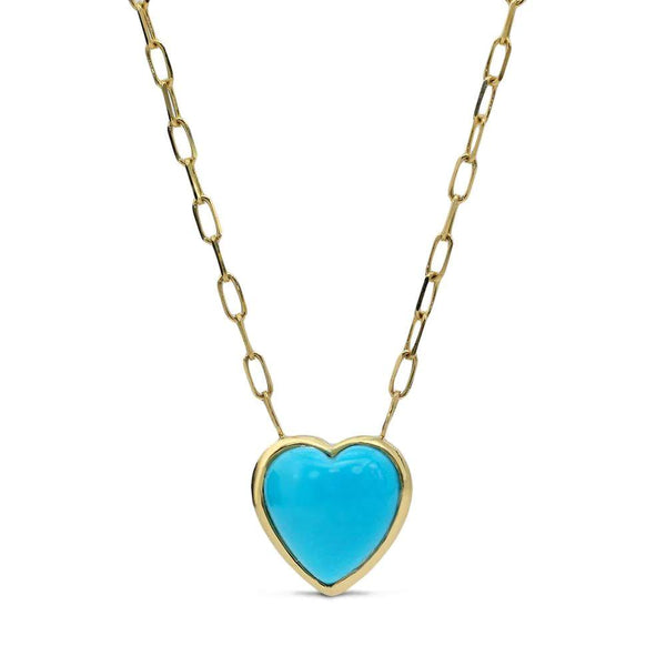 Mark Henry Heart Of Gold Turquoise Necklace