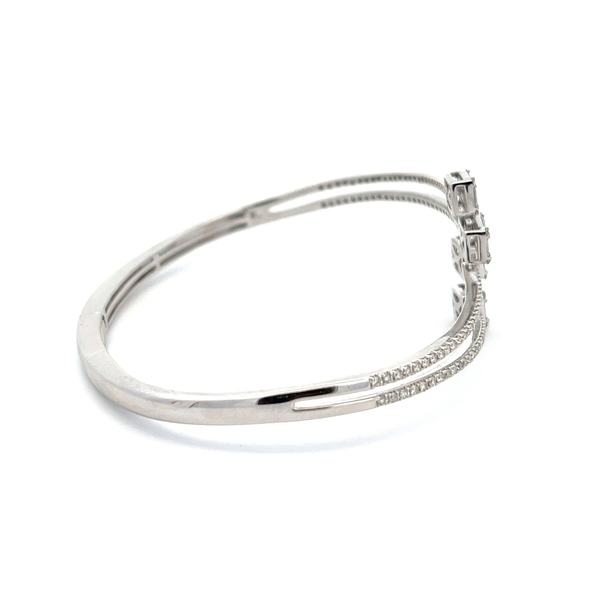 Diamond Bypass Bangle