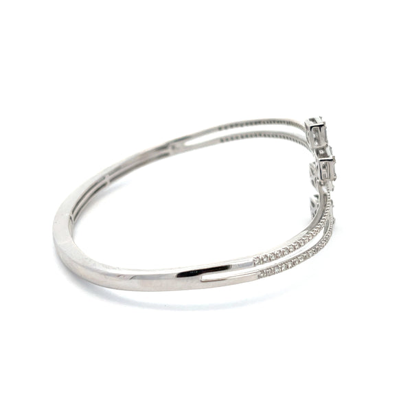 Diamond Bypass Bangle