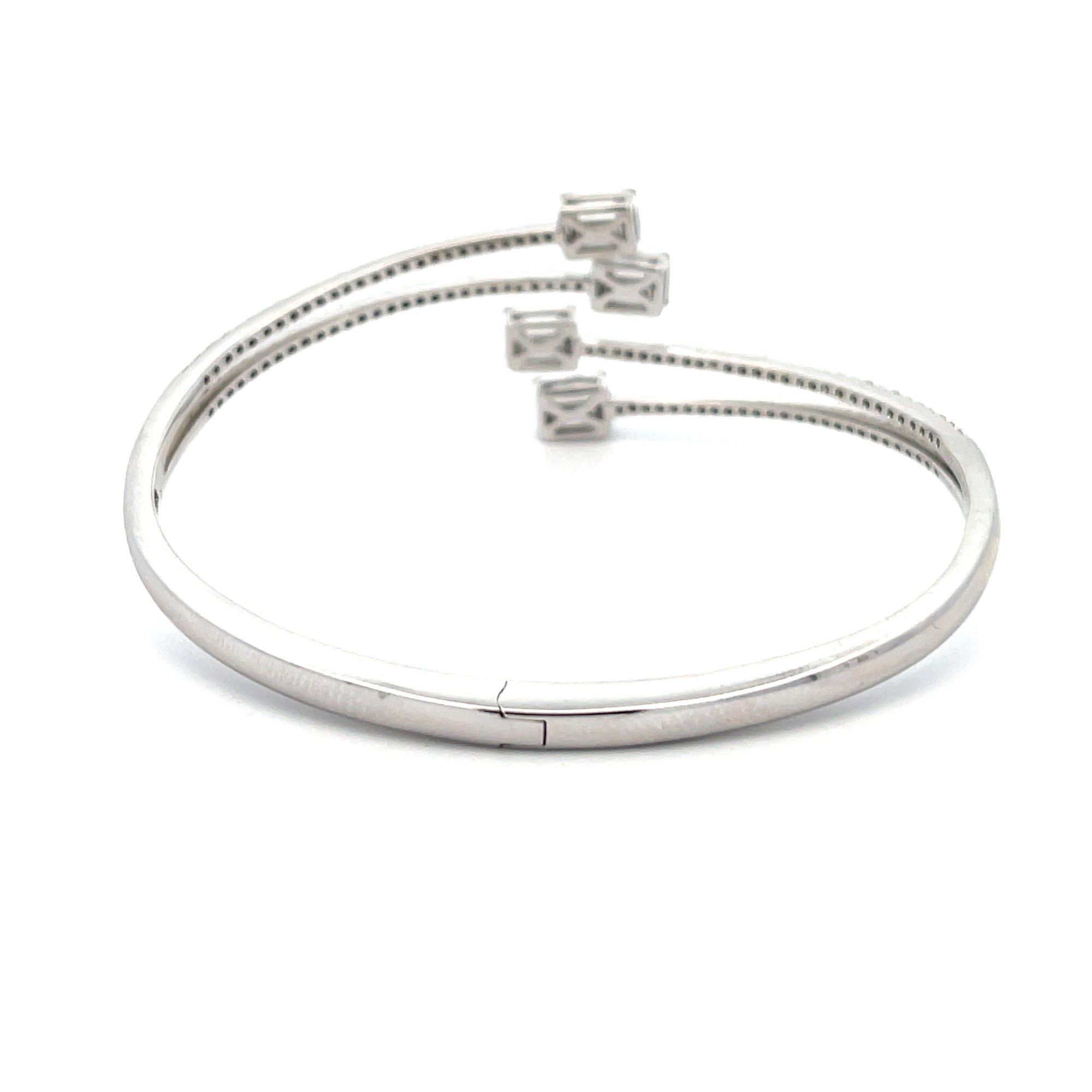 Diamond Bypass Bangle